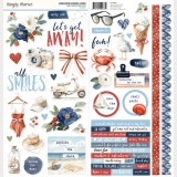 Vintage Sand & Sea - Stickers Icons von Simple S